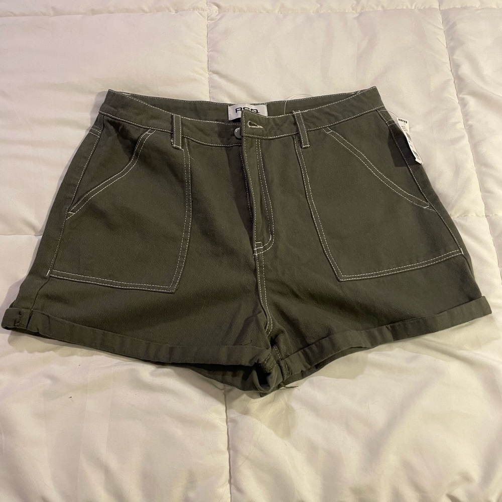 RSQ Green Shorts